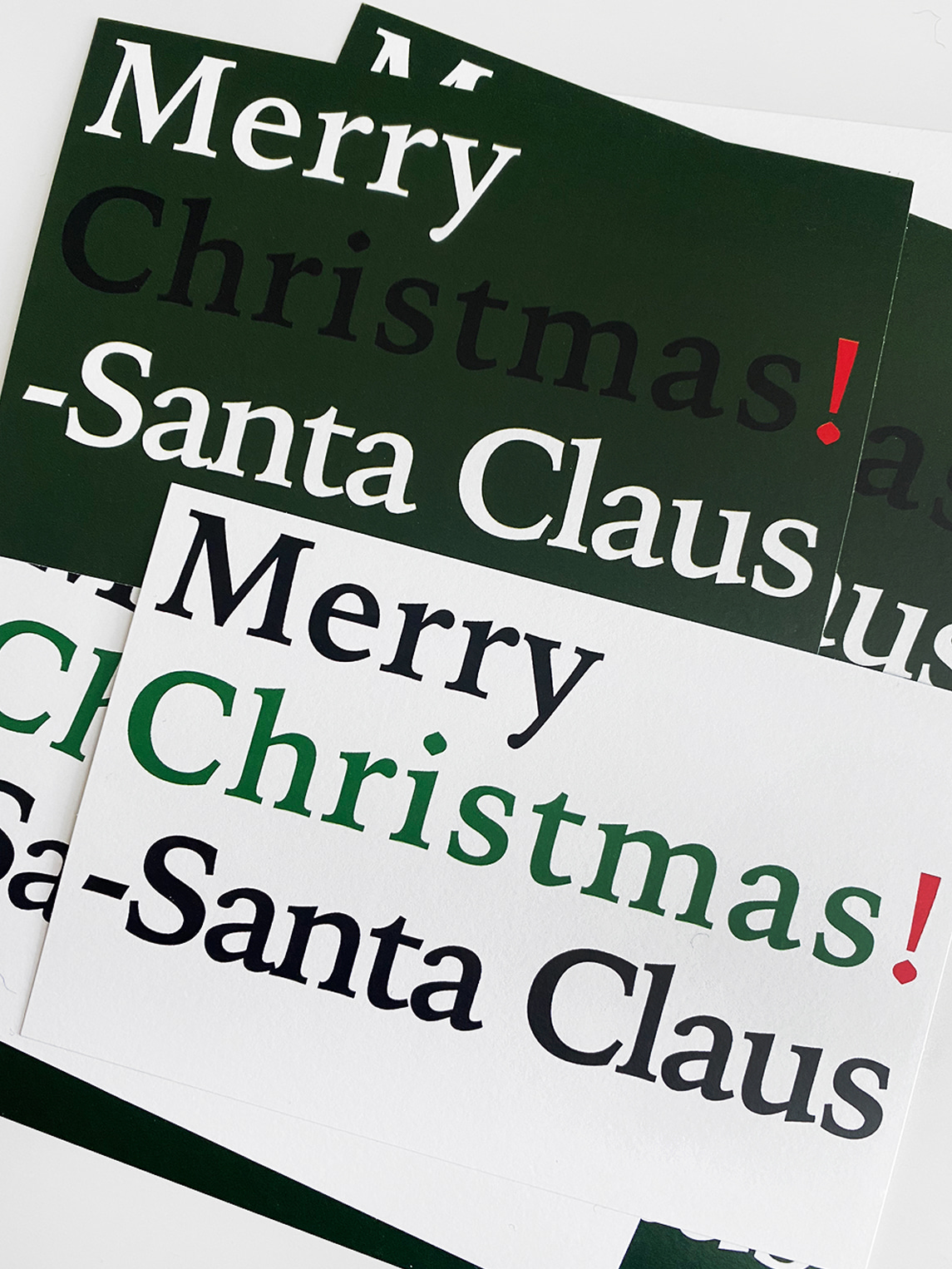 Santa Claus Message Postcard ver.2 (2C)