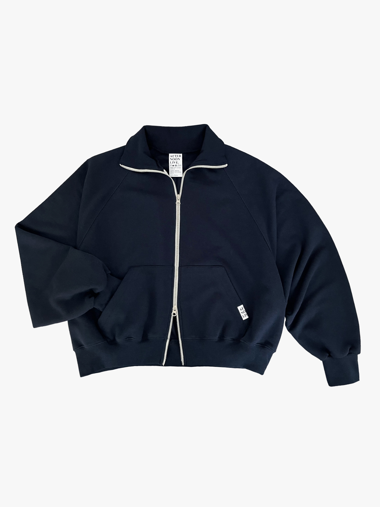 Afternoonlive Easy Two-way Zip-up (Midnight Blue)